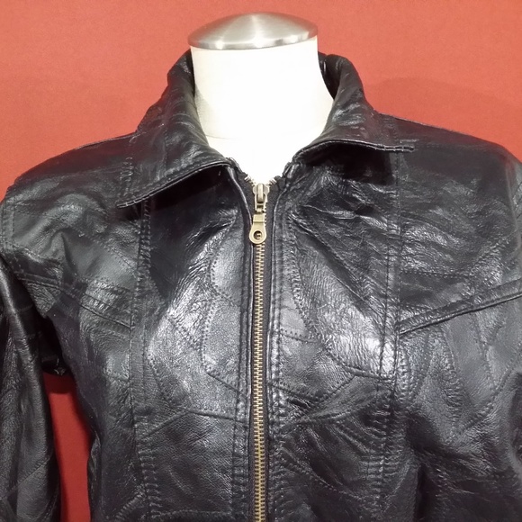 ELIAS DE SOTO LEATHER  Motorcycle Bomber Jacket  Youth 14 - Picture 3 of 8